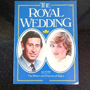 Vintage The Royal Wedding Magazine.